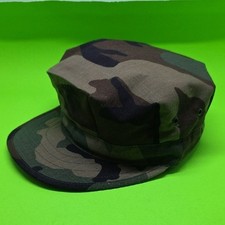 Woodland Military Camo Cadet Style Cap Band 22 " Circumference S