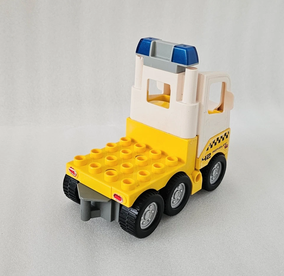 Lego Duplo Jet Fuel Truck Besic Vechicle Only Replacement from #7842 Rare - Image 4 of 4