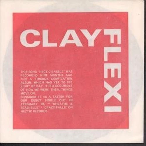 Clay People Hectic Babble 7" vinyl UK Private 1987 one sided flexi disc (flx034