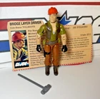 GI Joe Tollbooth 1985 v1 *100% COMPLETE w/File Card, Near Mint! Bridge Layer VTG