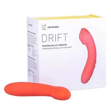 Lora DiCarlo DRIFT Warming Bullet Vibrating Massager Rechargeable Health NIB