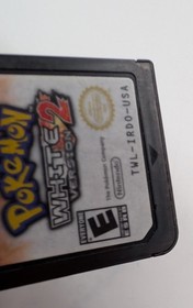 Pok&eacute;mon Nintendo 3DS XL Black With Pokemon White 2 Cartridge Only-No Stylus 