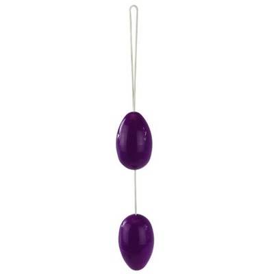 Dance Twins Ball - Purple Silicone Anal Balls