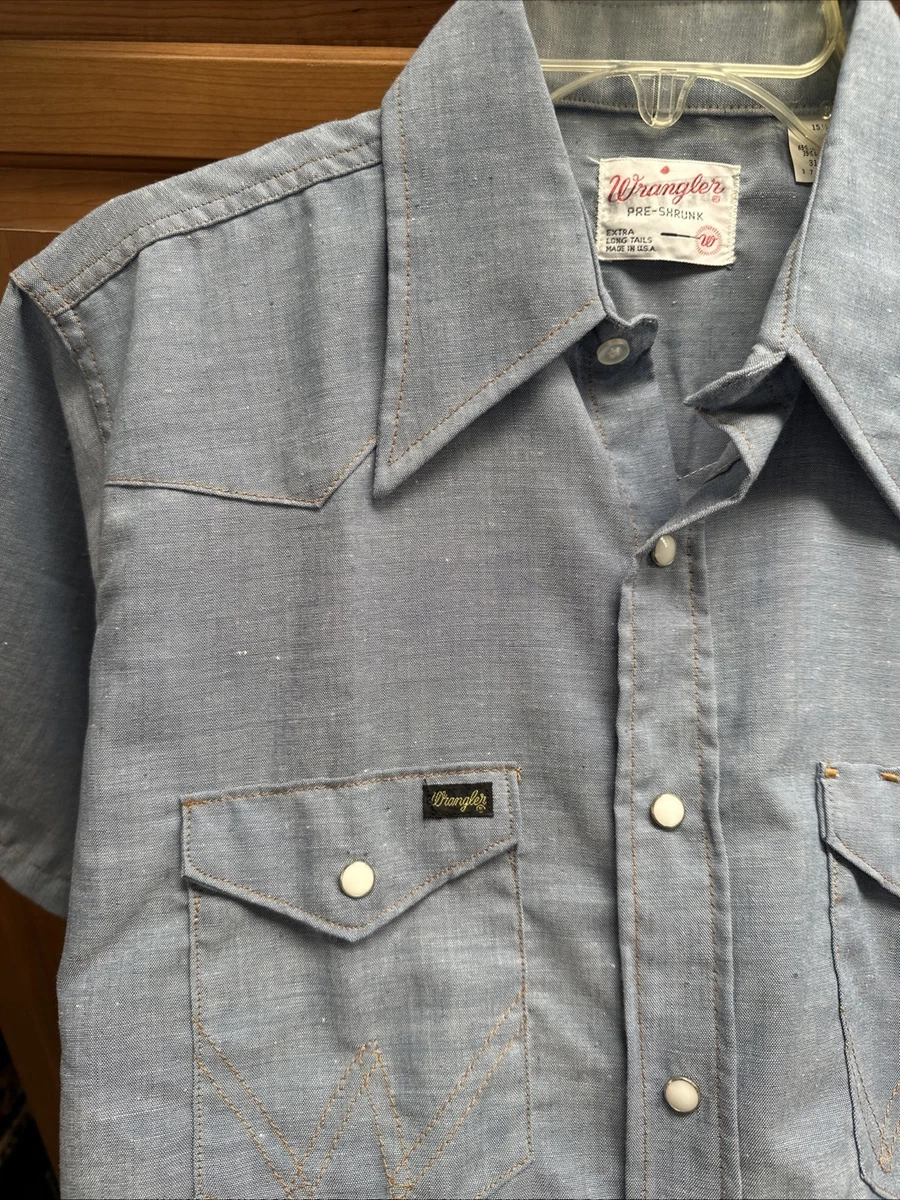 Short Sleeve Western 1960s Vintage Casual Shirts for Men for sale