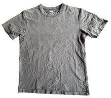 Uniqlo U Mens Small Charcoal Crew Neck T-Shirt 100 Cotton Minimalist Tee