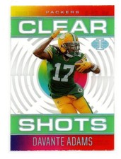 Davante Adams 2021 Panini Illusions #CS-8 Clear Shots Green Bay Packers