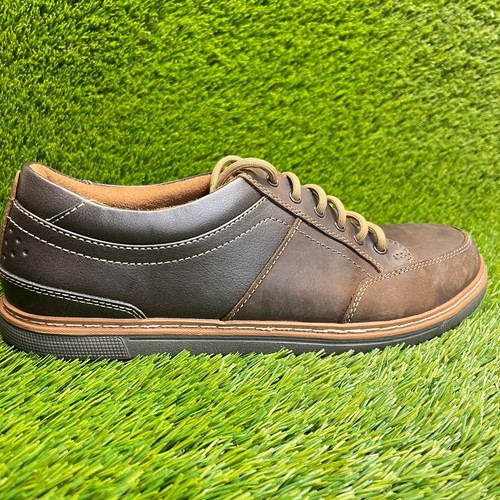 Florsheim Gridley Men Size 11.5 Brown Leather Steel Toe Safety Work Oxford Shoes