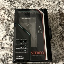 Vintage Sanyo Portable AM/FM Stereo Radio Cassette Player -MRG67 /Please Read