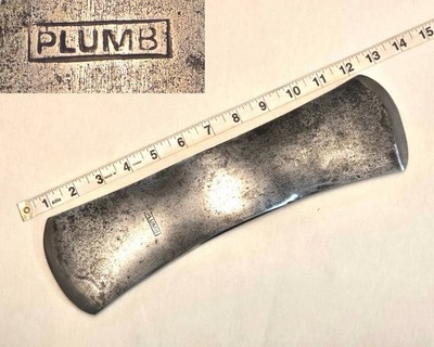 #4 Vtg Plumb 4 lb 10oz Double Bit PUGET SOUND FELLING Pattern Axe Tool CLEAN