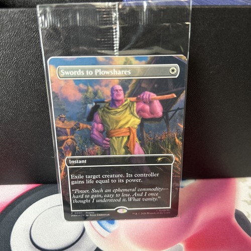 SEALED Swords to Plowshares P0001 - Foil - MTG Magic the Gathering (PSA Promo)