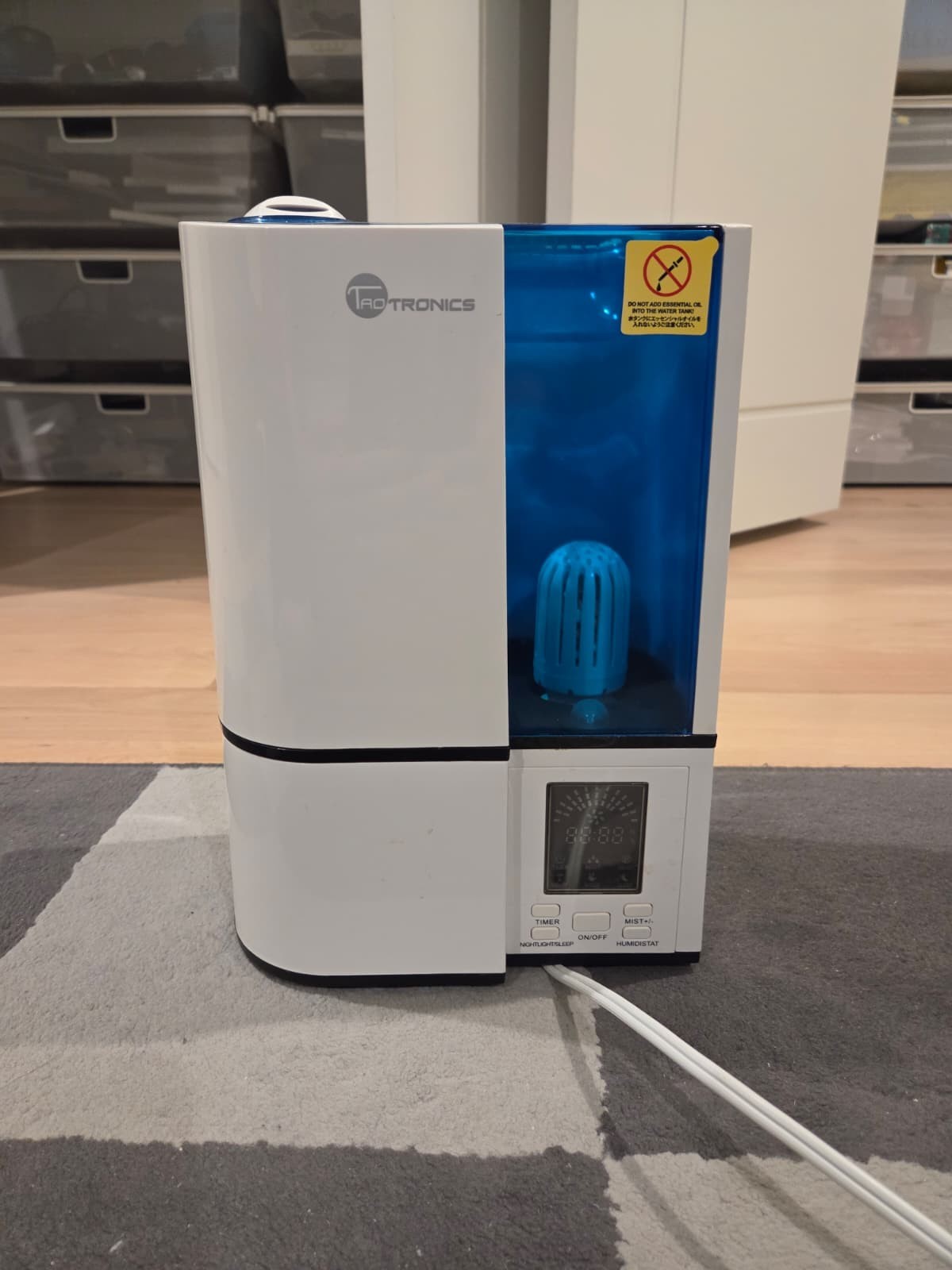 Taotronics TT-AH001 Ultrasonic cool mist air Humidifier