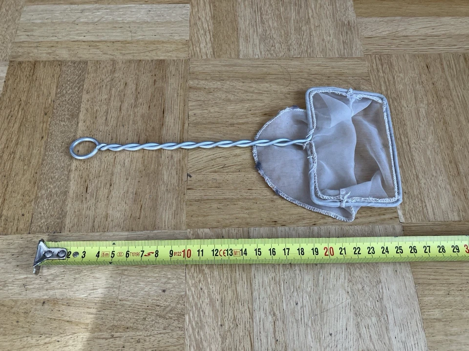 Aquarium Kescher klein ca. 20 cm – feines Netz für Fische