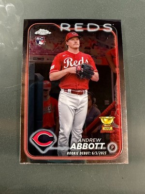 Andrew Abbott 2024 Topps Chrome Update Cincinnati Reds #USC34 Card