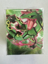 Pokemon Rayquaza CCG Deck Box Card Holder Storage Case Green