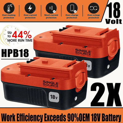#ad 2 Pack 18V for Black and Decker HPB18 18 Volt 4.5Ah Battery HPB18 OPE 244760 00 $32.00