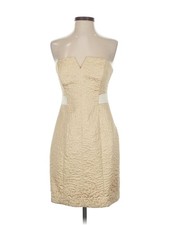 Halston Heritage Women Ivory Cocktail Dress 4