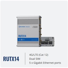 Teltonika RUTX14 LTE CAT12 Industrial Router WiFi AC Better than RUTX11 Offer