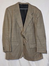 Burberry Men's Blazer Suit Sports Coat Beige Blue Red Check
