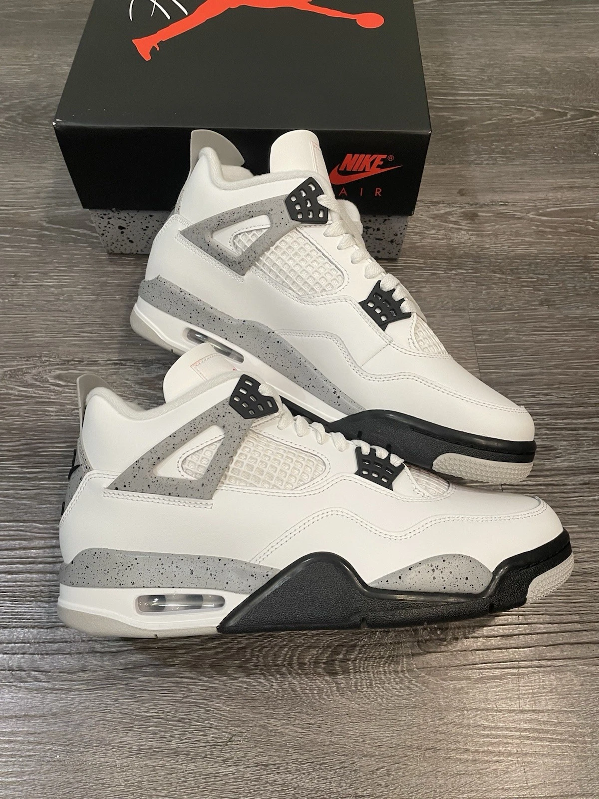 Jordan 4 Retro (cemento bianco) taglia 9 5 US