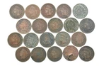 Lot 20 1800's 1890-1899 Indian Head Penny Cents US Coin Collection 2/5 Roll *325