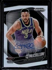 2024-25 Panini Prizm Black CJ McCollum Auto Autograph Silver Prizm #148 Pelicans