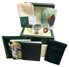 UNPOLISHED 2024 RSC PAPERS Rolex Daytona Cosmograph BLACK Steel 40mm 116520 BOX 2