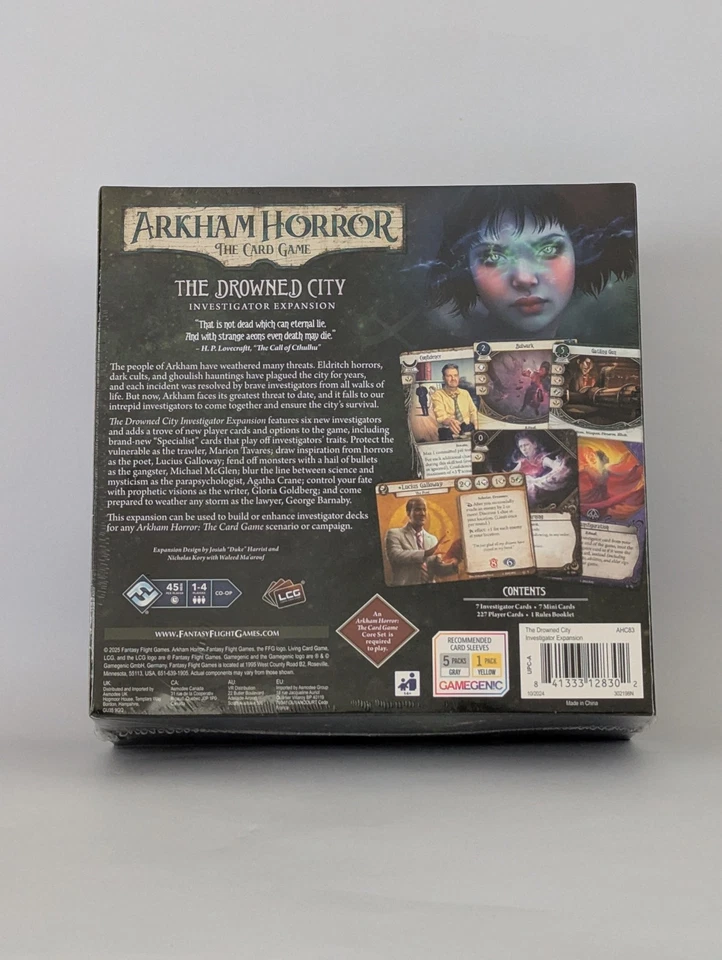 Arkham Horror The Card Game The Drowned City Investigator Expansion LCG OOP New - Image 3 of 4