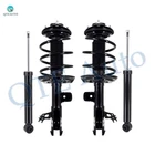 4PC Front Quick Complete Strut-Coil Spring-Rear Shock For 2018-2024 Toyota Camry