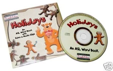 American Sign Language Holidays ASL Word Book & Videos