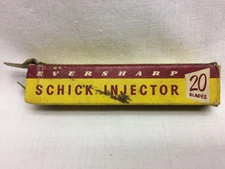Vintage Pack of 20 Eversharp Schick Injector blades w/ box