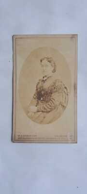 Antike CdV Karte Echtfoto Eine Dame aus London 1880er Debenham Haverstock Hill