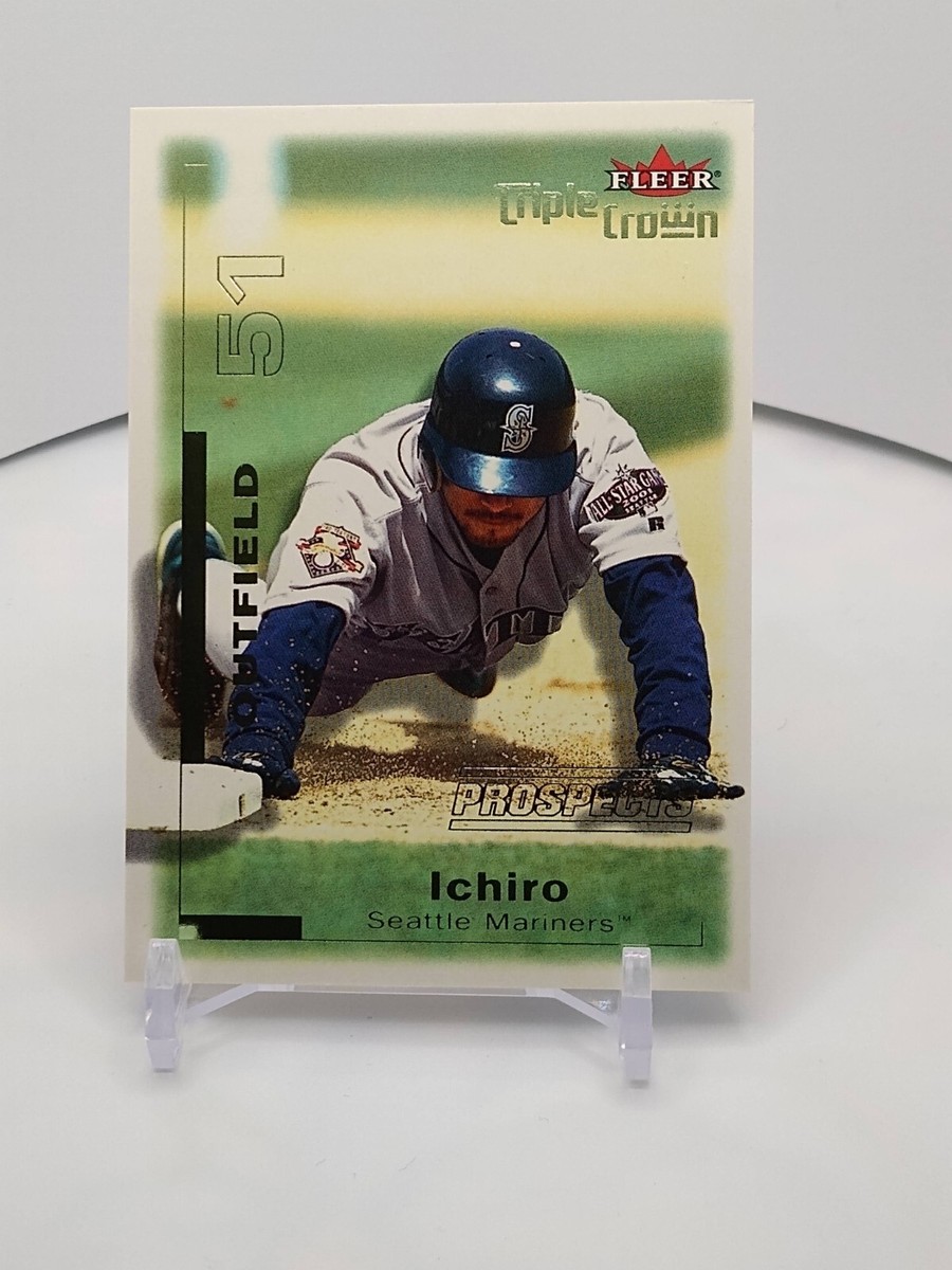 ICHIRO 2001 Fleer Triple Crown #306 Rookie RC /2999 Seattle 