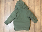 Gap boys olive green warmest parka size XS GUC with slight stains, no trim — photo 2