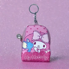 My Melody Keychain - Mini Pouch Coin Purse Mini Wallet Kawaii - US SELLER