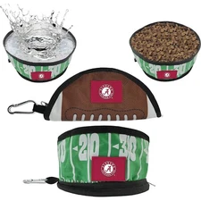 Pets First NCAA Collapsible Travel Bowl for Dogs & Cats Portable & Leak-Proof