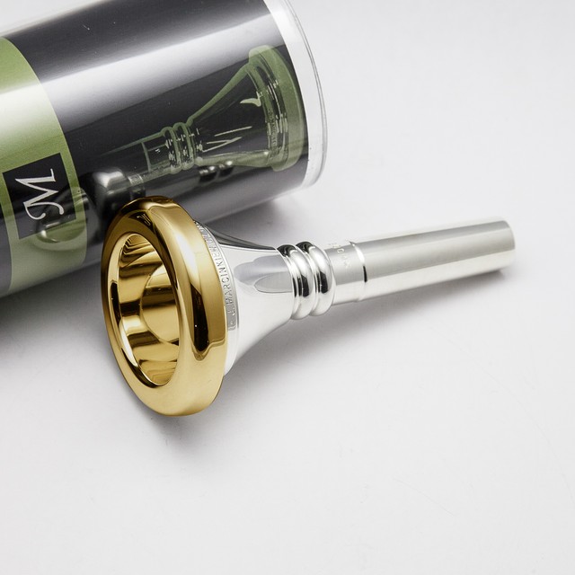 Genuine Marcinkiewicz 25 24K Gold Rim & Cup Tuba/Sousaphone Mouthpiece