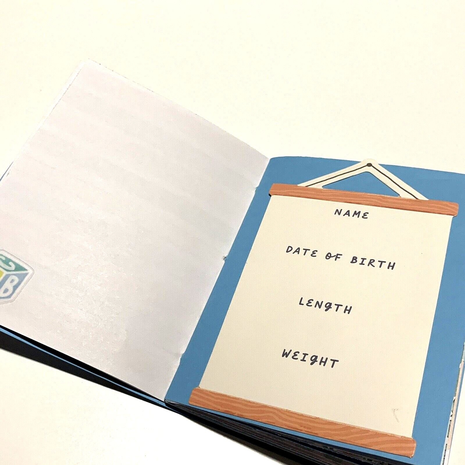 Handmade Baby Book Junk Journal Photo Album Journaling 4.25" x 5.75" 40 pages