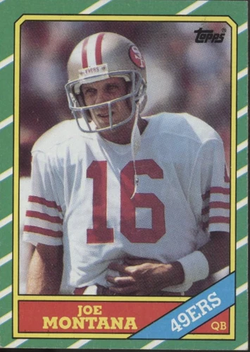 Joe Montana 1986 Topps #156 San Francisco 49ers #7