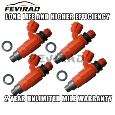 SET of 4 OEM 68V 8A360 00 00 Genuine Yamaha Fuel Injectors 115 HP Outboard US