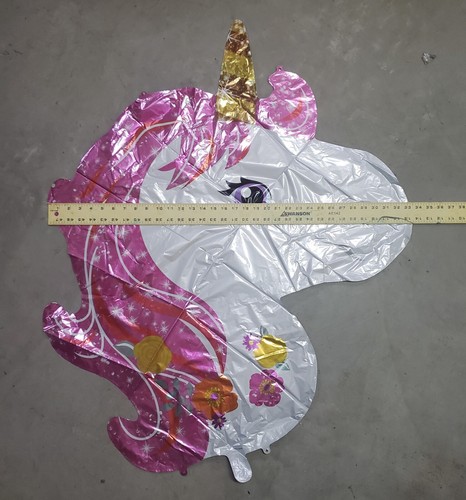 7 Extra Large & Large Unicorn Mylar Foil Balloons - Picture 7 of 14