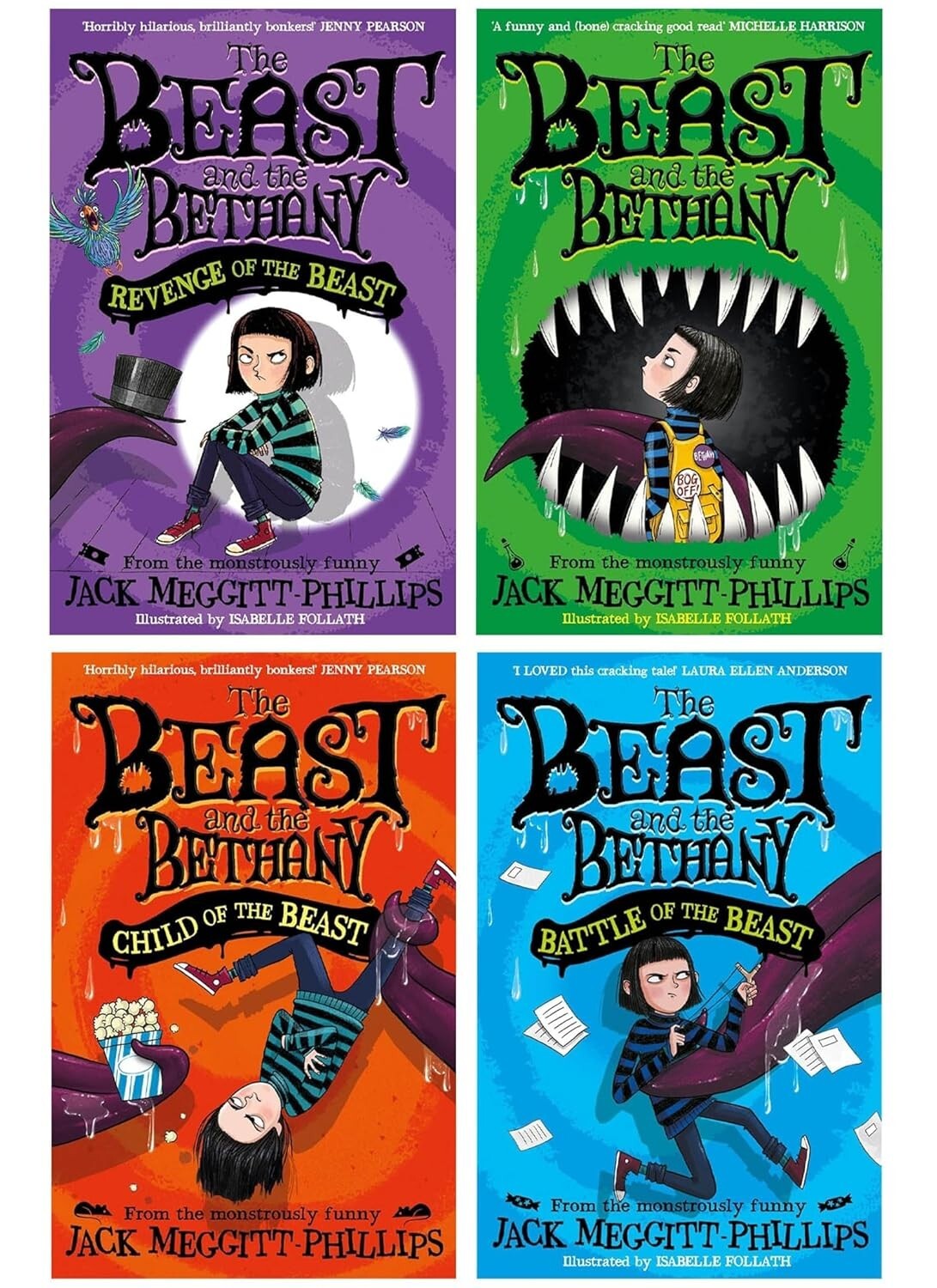 Beast and the Bethany Series 4 Books Collection Set by Jack Meggitt-Phillips
