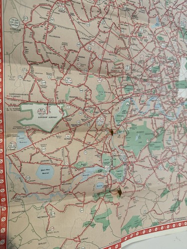 London Transport Bus Map. Central Area. 1961. JM - Picture 4 of 6