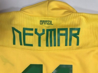 2011 Neymar Brazil Match worn Shirt Copa America Jersey #11 | eBay