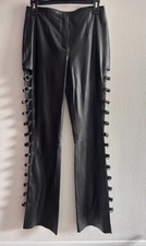 Vintage Wilson  s Leather Black O Ring Leather Pants
