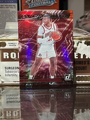2022-23 Panini Chronicles  POWER FORMULAS INSERT ROOKIE RC EJ E.J. LIDDELL HOLO
