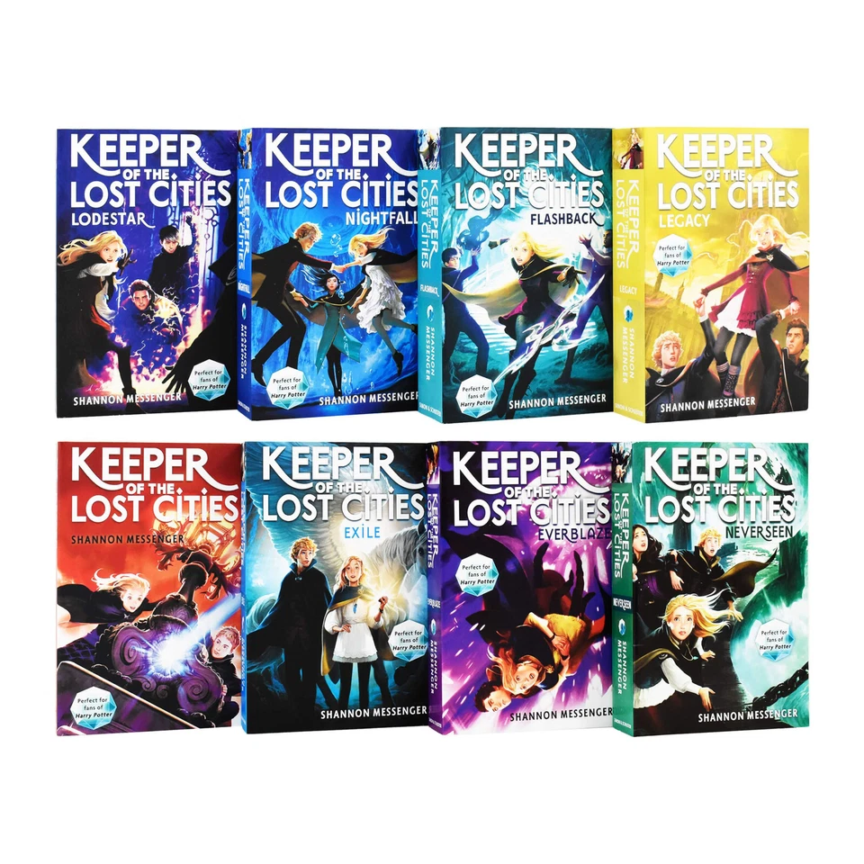 Keeper of the Lost Cities by Shannon Messenger 8 Books Box Set - Young Adult -PB - Imagem 2 de 4