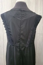 Victorian Trading April Cornell BLACK Mourning Dress Dress Nightgown SM 39D