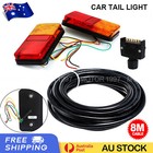 <!--F#f_0-->LED Trailer Tail Light Kit Pair Plug 8m 5 Core Wire Caravan Ute 7 Pin Flat Set<!--F/-->