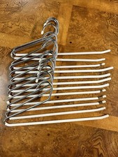 Hangers Heavy Lot of 12 Steel Rubber Custom Closet Taiwan Vtg Estate