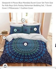 Duvet Cover Set Luxury Soft Microfiber Bedding Sets Bohemian Twin